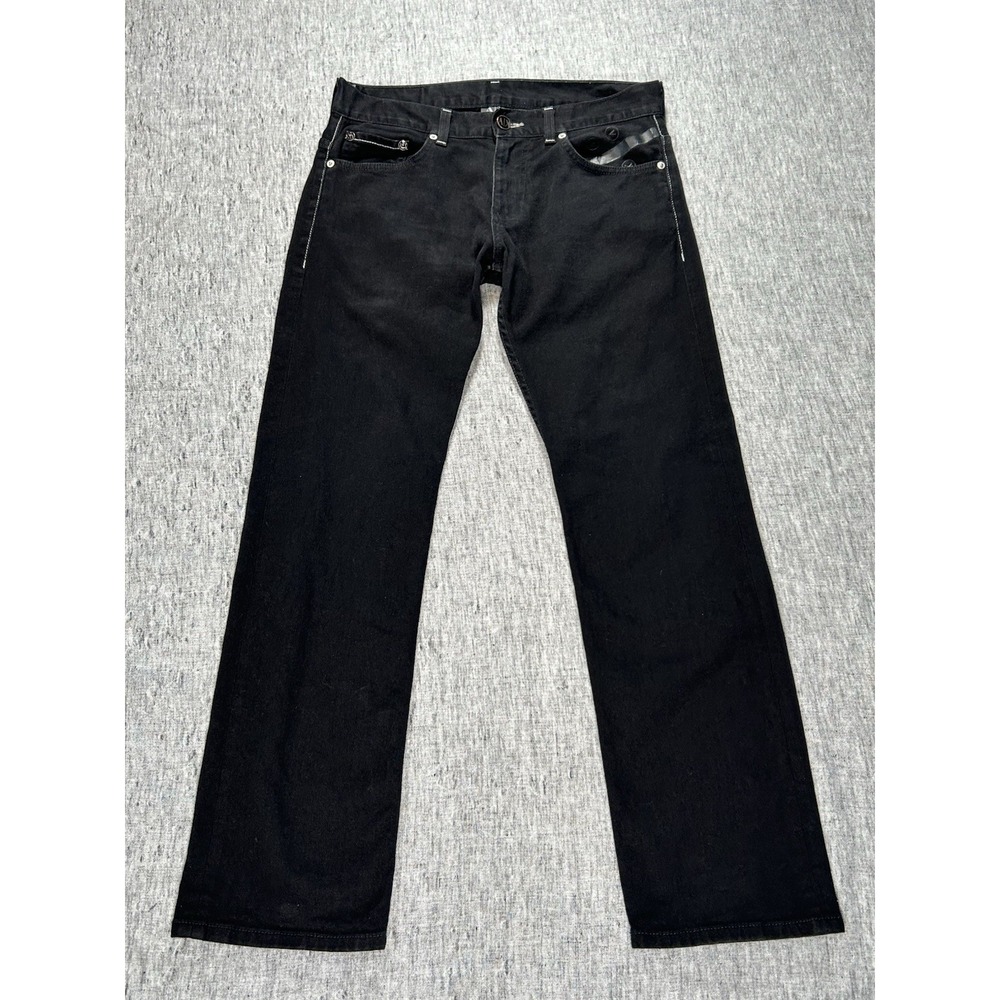 Armani Exchange Jeans Mens 31 Short Black Denim Pants Designer AX USA Made